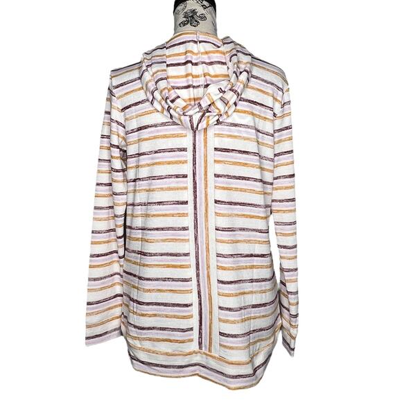 Market & Spruce (S) Striped Hooded Pullover Long Sleeve Sweatshirt - Stitch Fix - Picture 5 of 12